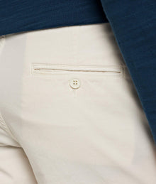 Bulldog Cotton Twill Mid-Length Cotton Twill Shorts | White Sand