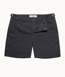 Bulldog Cotton Twill Mid-Length Shorts | Piranha Grey