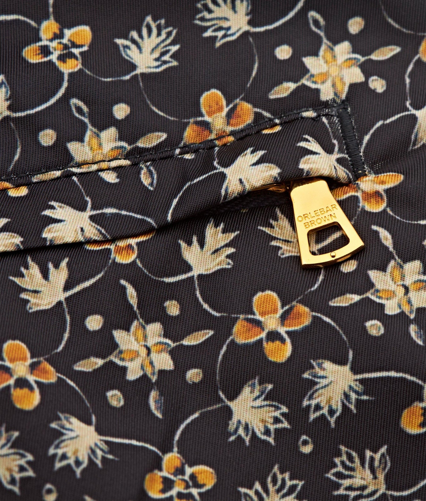 Bulldog Fiore Print Mid-Length Swim Shorts | Night Iris