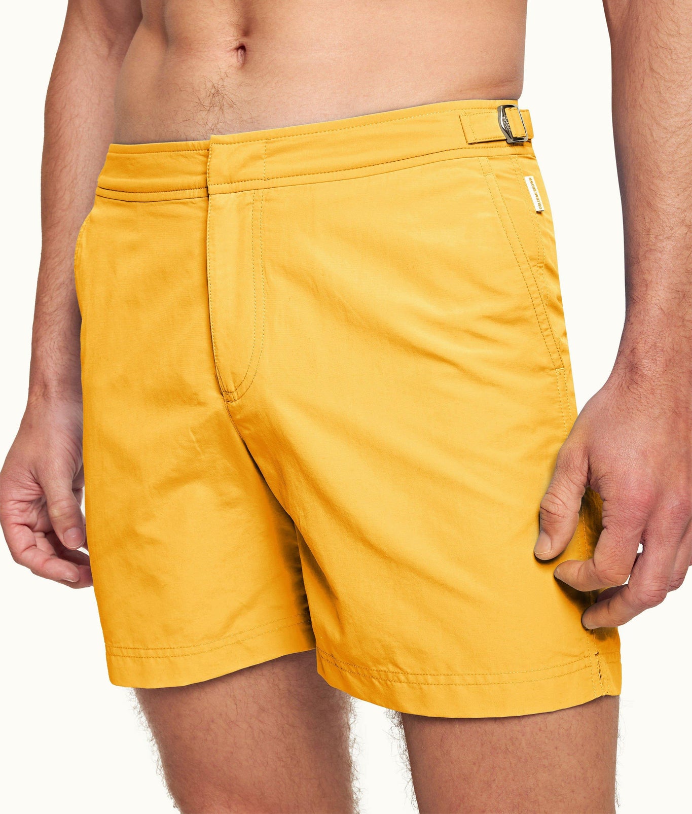 Bulldog Mid-Length Swim Short | Yellow Blaze