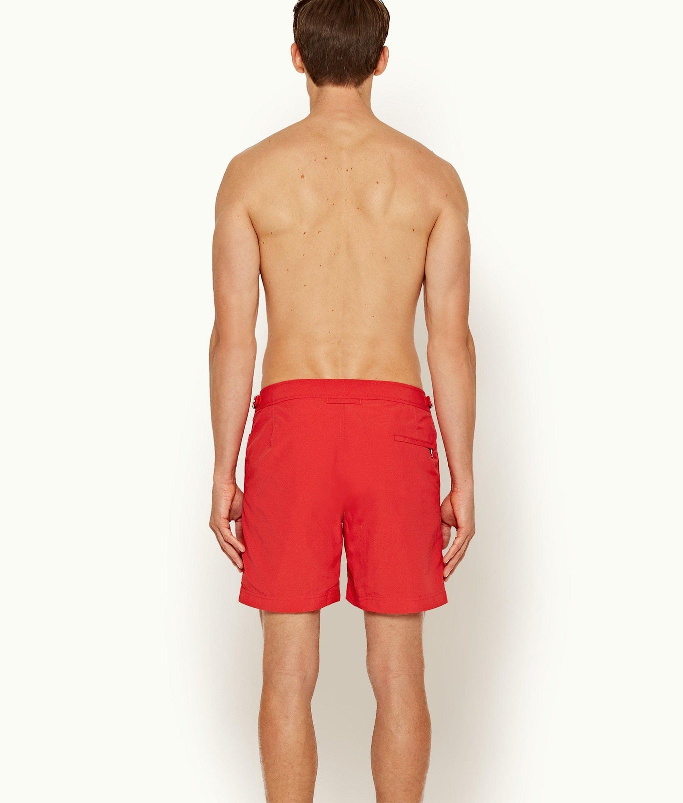 Bulldog Mid-Length Swim Shorts | Rescue Red