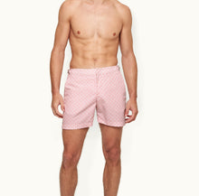 Bulldog Otaru Mid-Length Swim Shorts | Pink/White