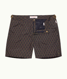 Bulldog Sunny Deco Mid-Length Swim Shorts | Midnight Navy