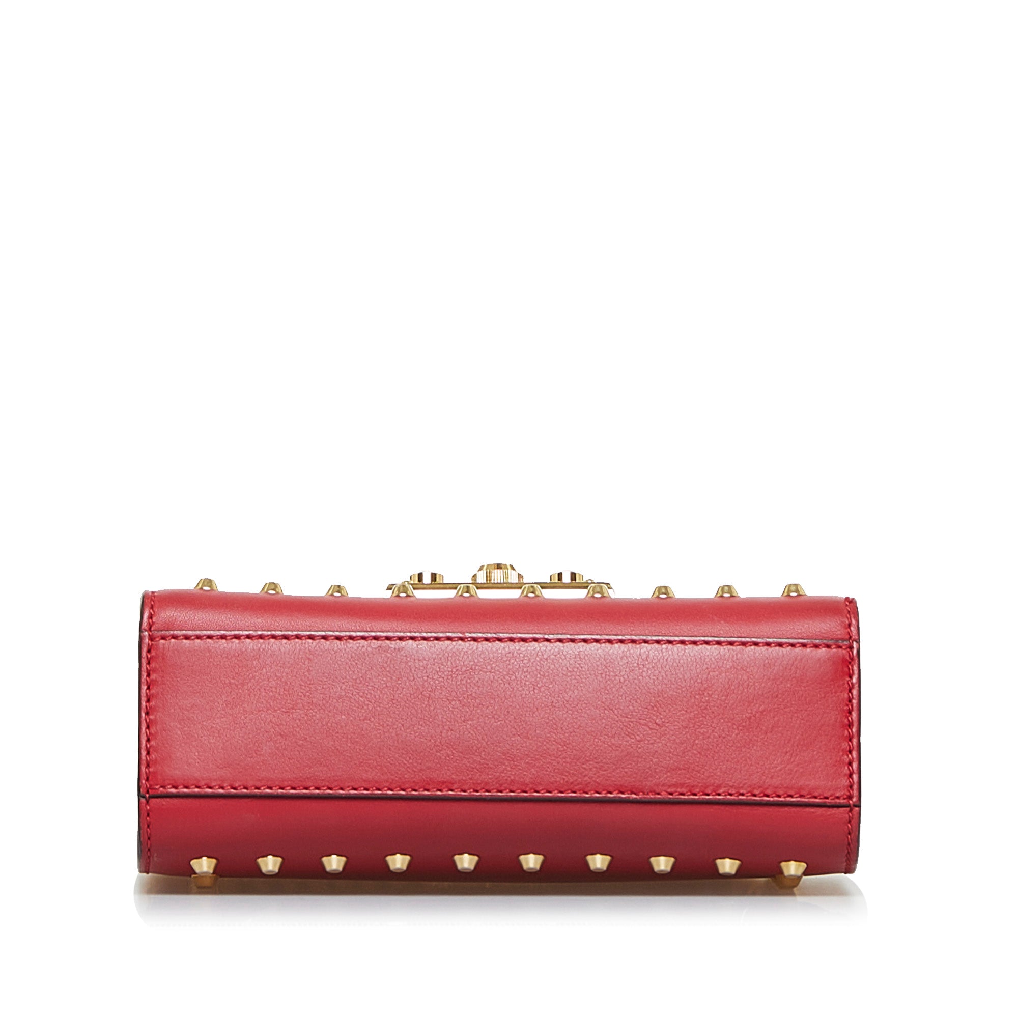 Gucci Pre-Owned Pearl Studded Padlock | Women | Red