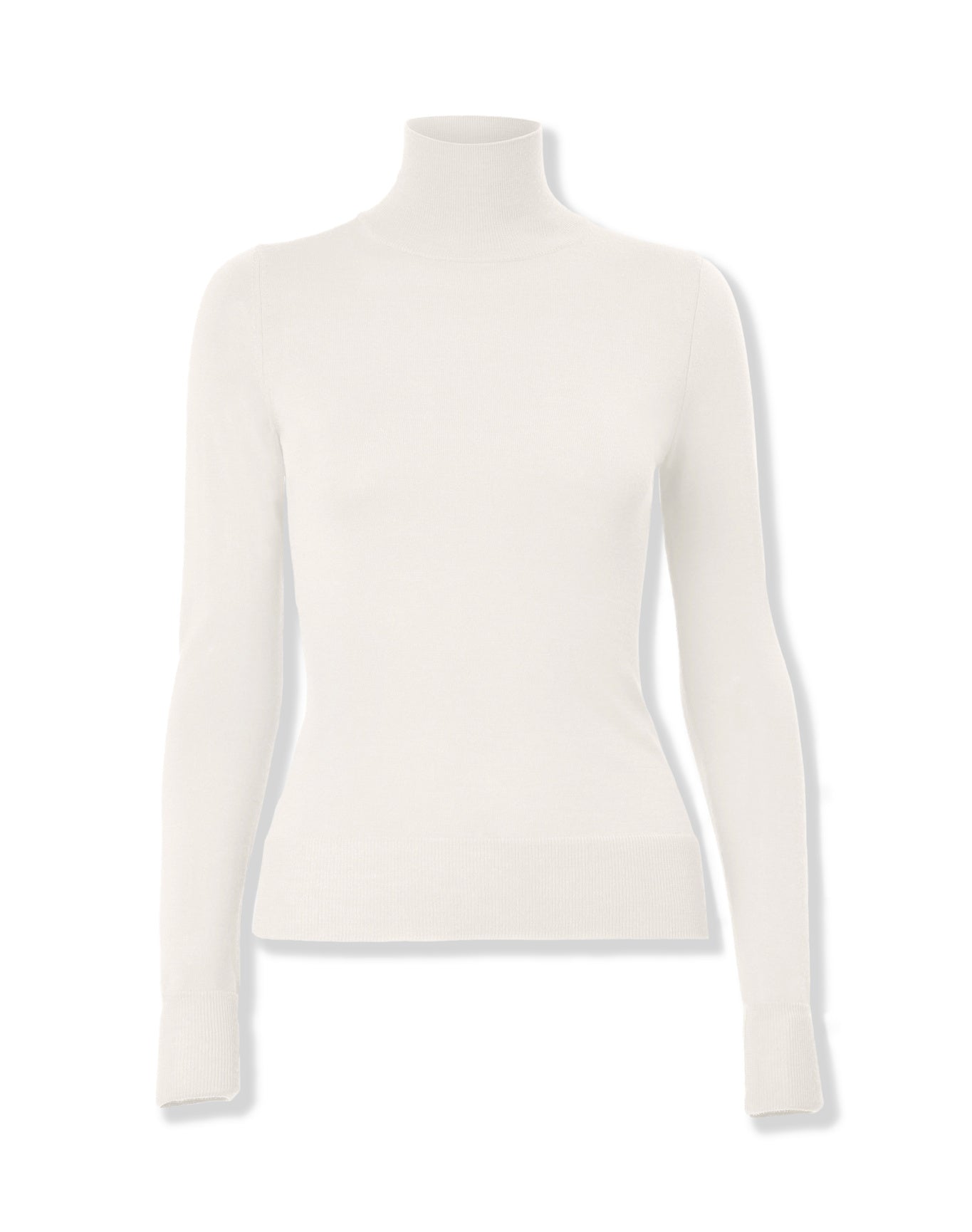 Long Sleeve Turtleneck Sweater | Ivory