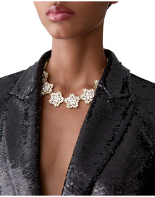 Crystal Snowflake Necklace | Clear