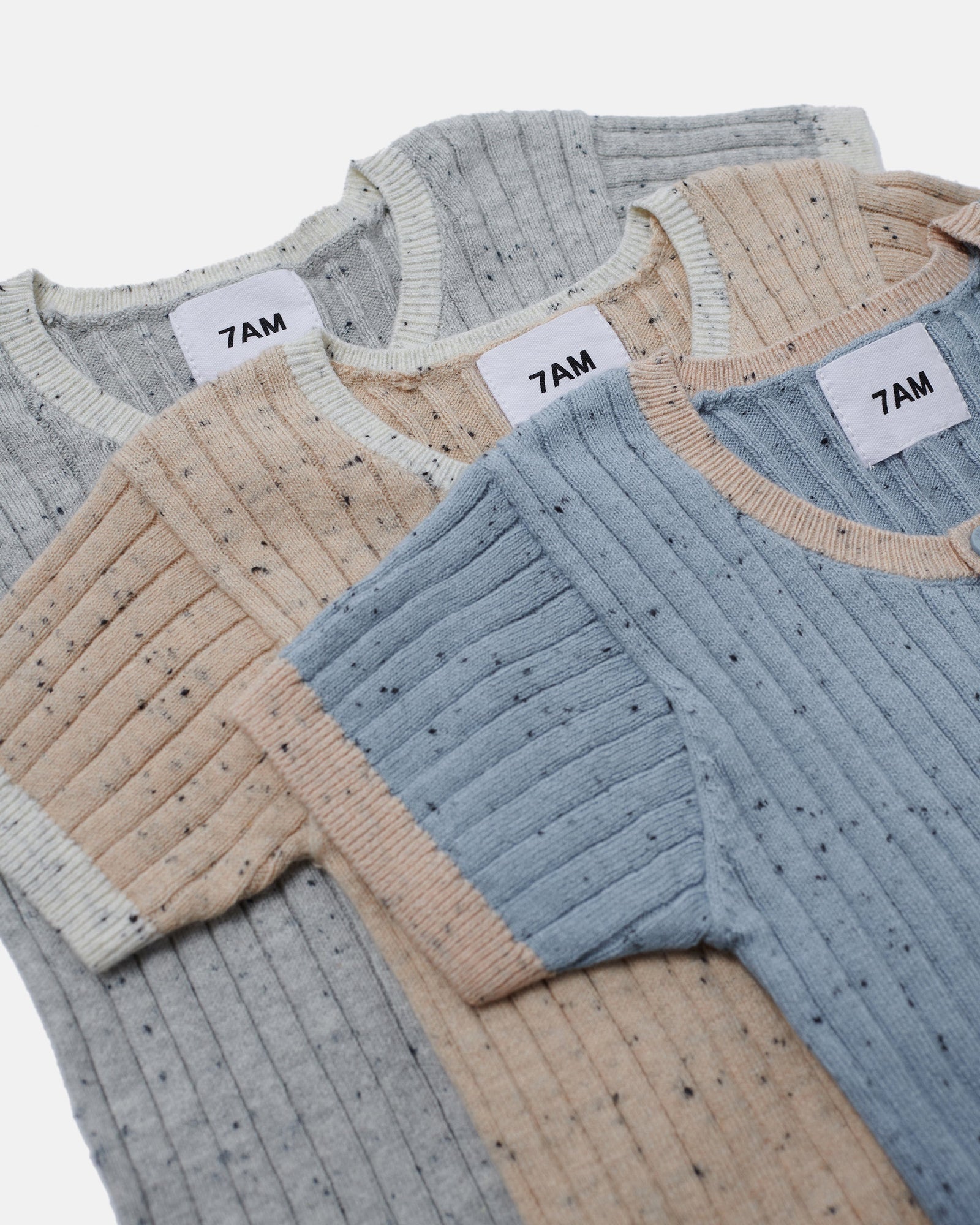 Short Sleeve Romper - Hug Me | Heather Grey