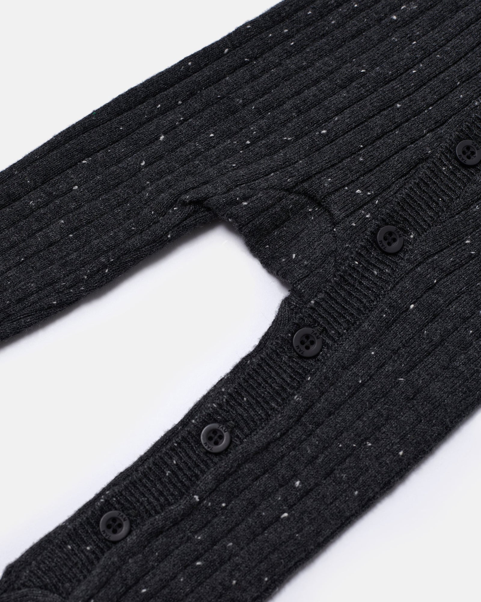 Long Sleeve Jumpsuit No Footie - Hug Me | Black Melange