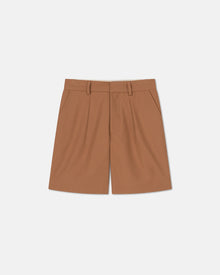 Mens | Callen Structured Twill Shorts | Rust Twill