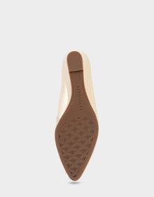 Camia Mule | Gold Metallic Leather