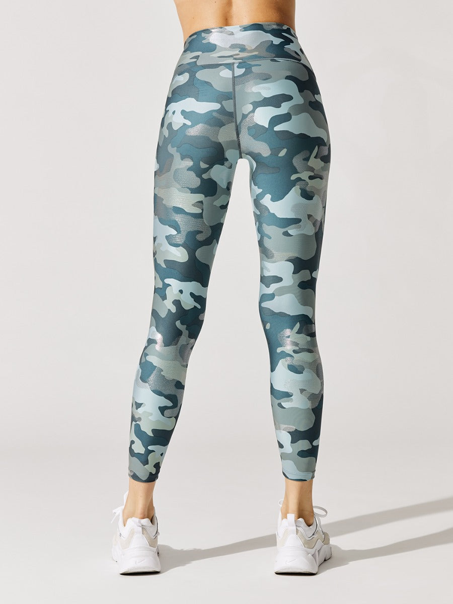 Carbon38 | Metallic Camo 7/8 Legging | Metallic Camo