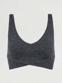 Carbon38 | Melange Bra | Dark Heather Grey