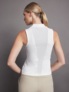 Carbon38 | Wrap Neck Tank | White