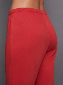 Carbon38 | Slim Leg Sweatpant | Haute Red