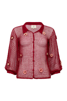 Melina Crochet Bomber - Final Sale-Carolina K