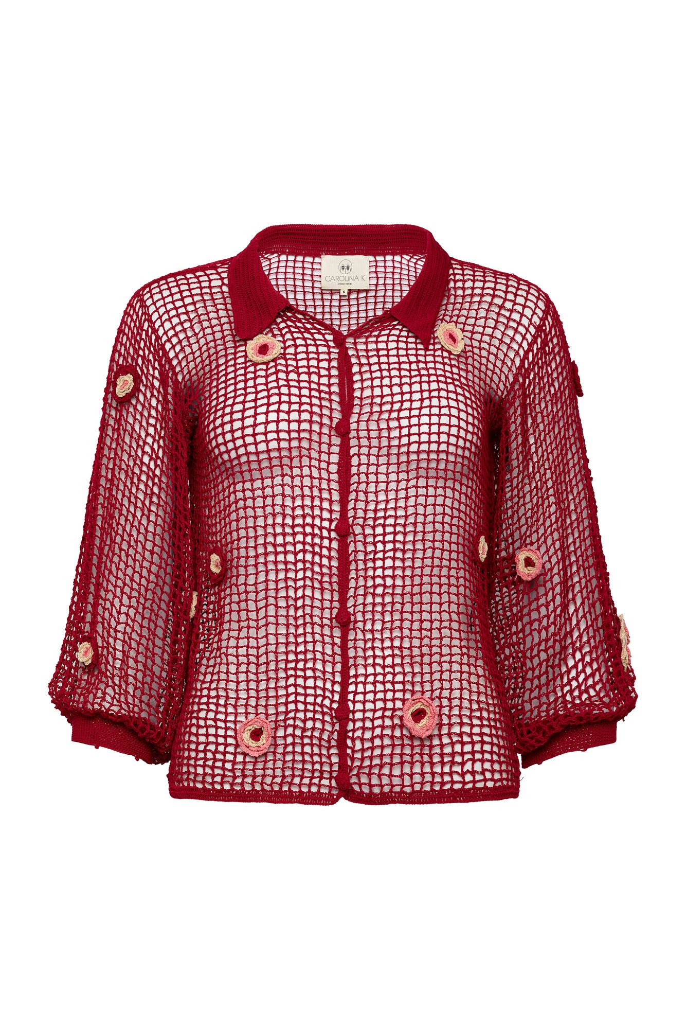 Melina Crochet Bomber - Final Sale-Carolina K