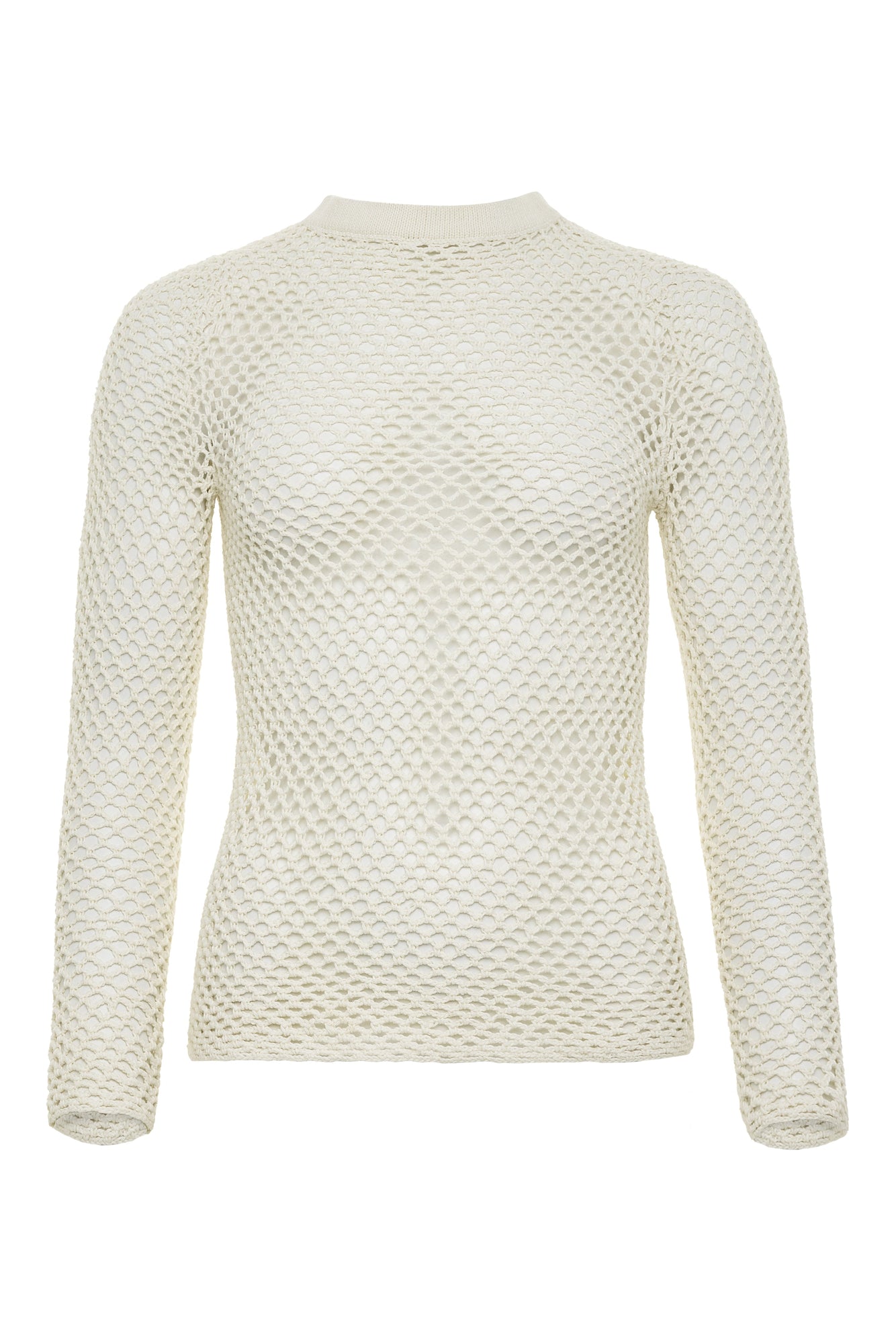 Long Sleeve Crochet Top - Final Sale-Carolina K