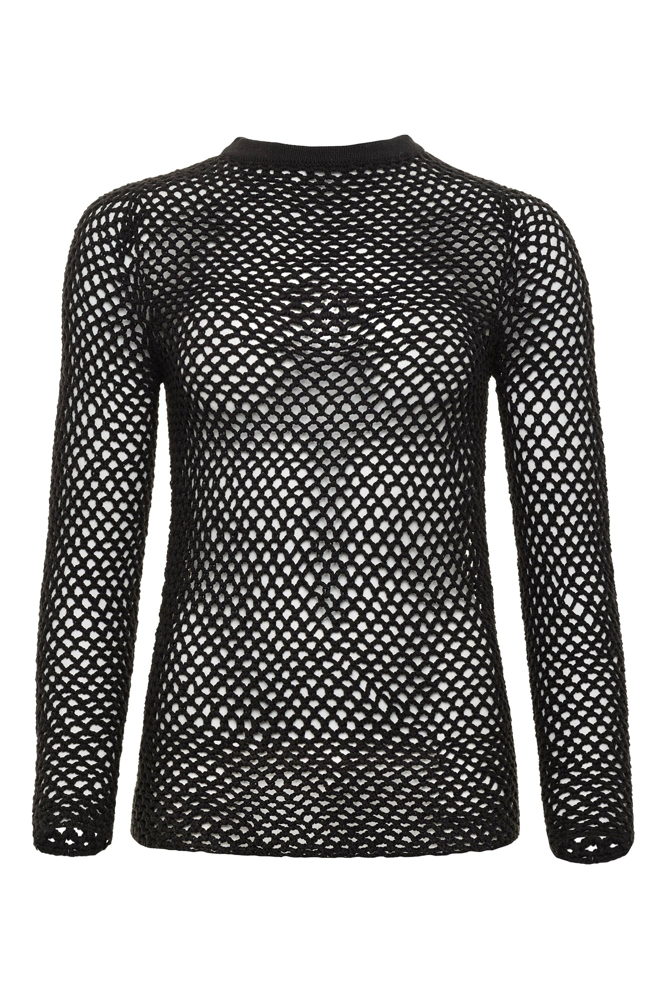 Long Sleeve Crochet Top - Final Sale-Carolina K