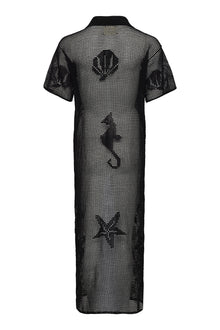 Crochet Shirt Dress - Final Sale-Carolina K