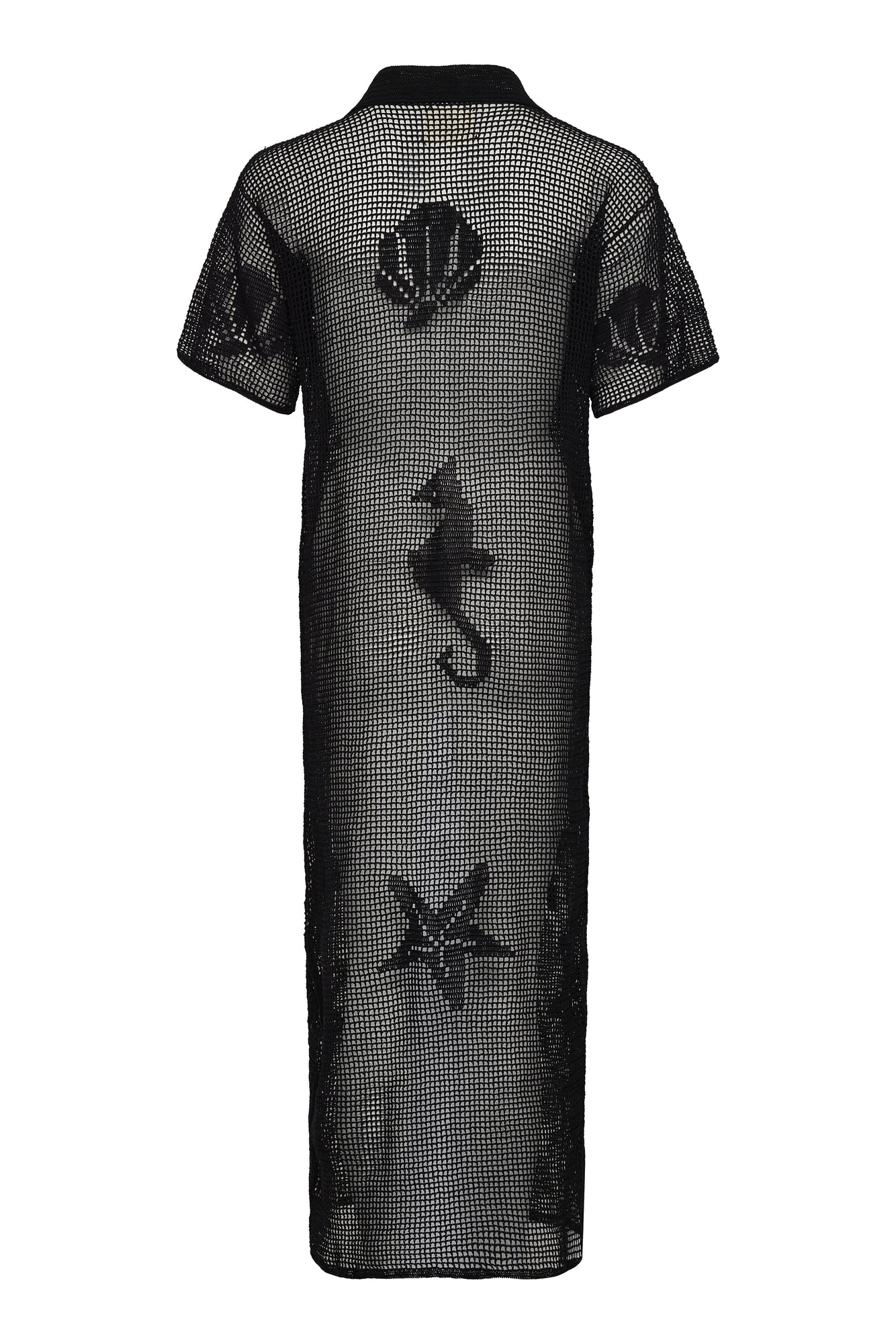 Crochet Shirt Dress - Final Sale-Carolina K