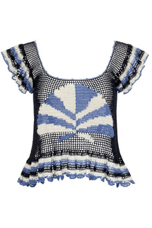 Paradise Shell Crochet Top - Final Sale-Carolina K