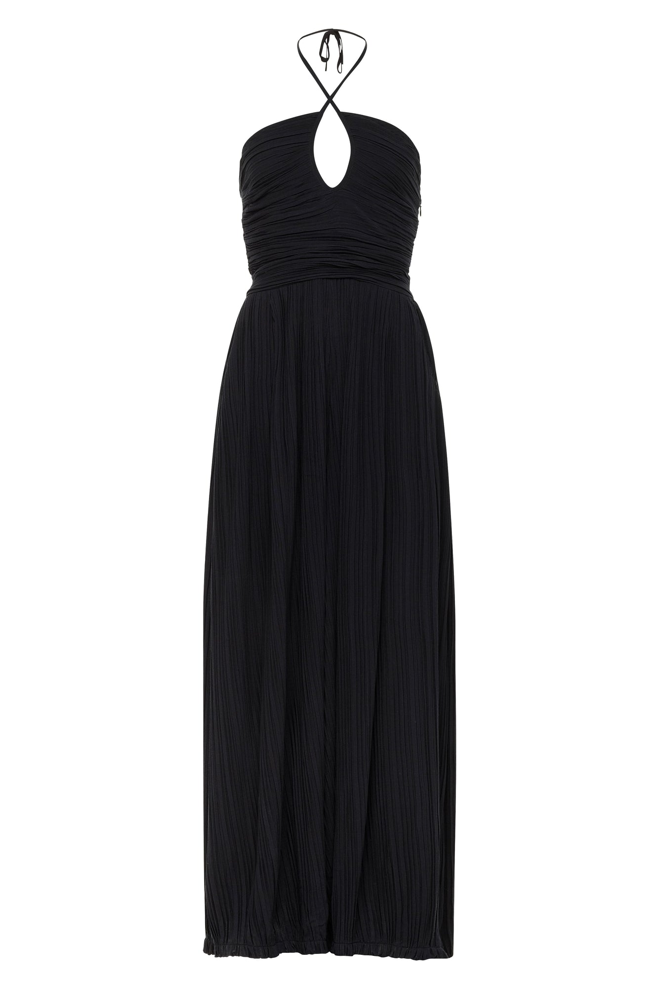 Pleated Carmen Jumpsuit - Final Sale-Carolina K