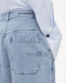 Another Tomorrow Boyfriend Denim Pant in Light Blue Wash – Denim Women's Trousers