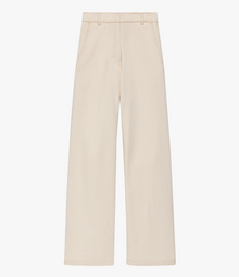 Another Tomorrow Carpenter Denim Pant in Ecru – Denim Women's Trousers