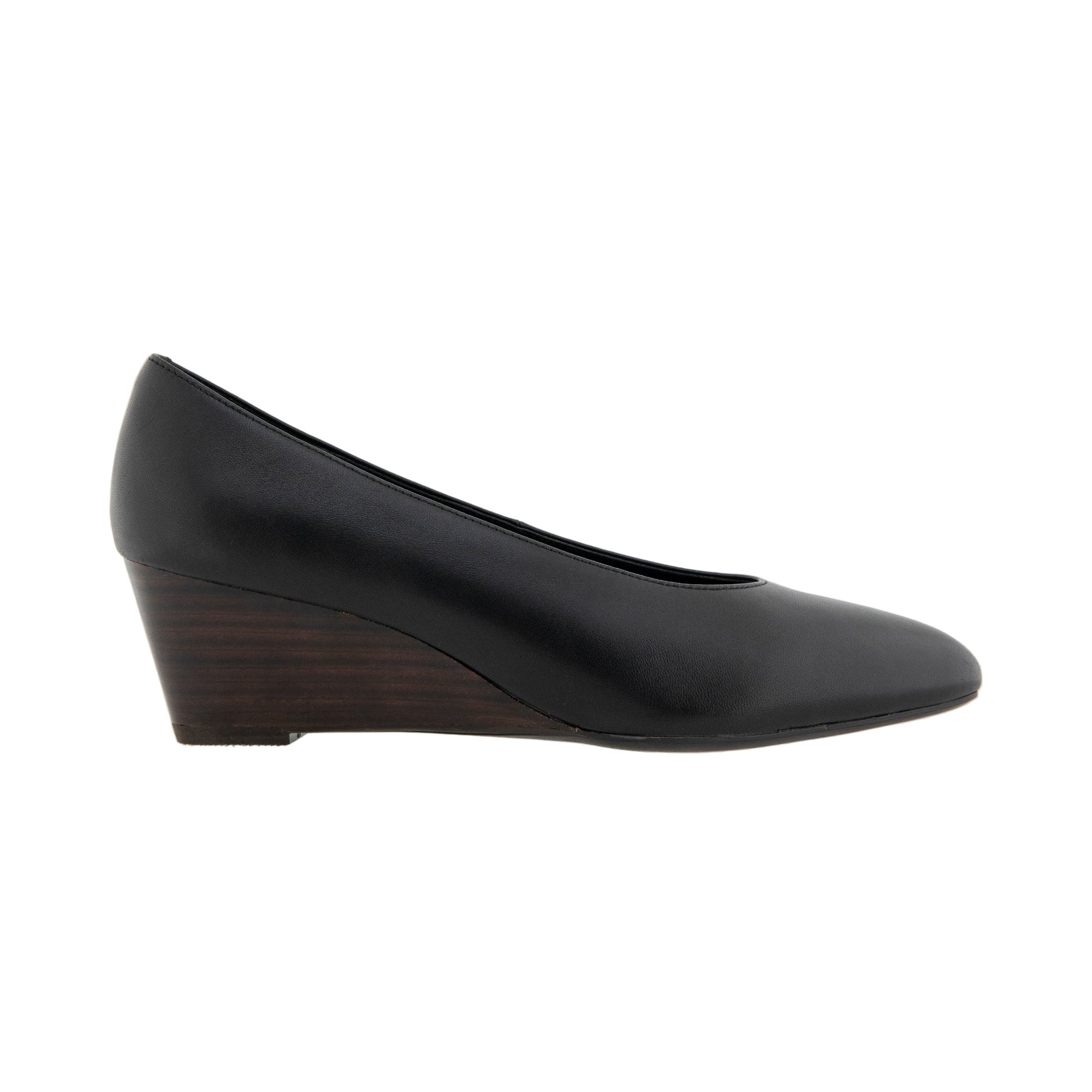 Caruzo Pump Heel | Black Leather