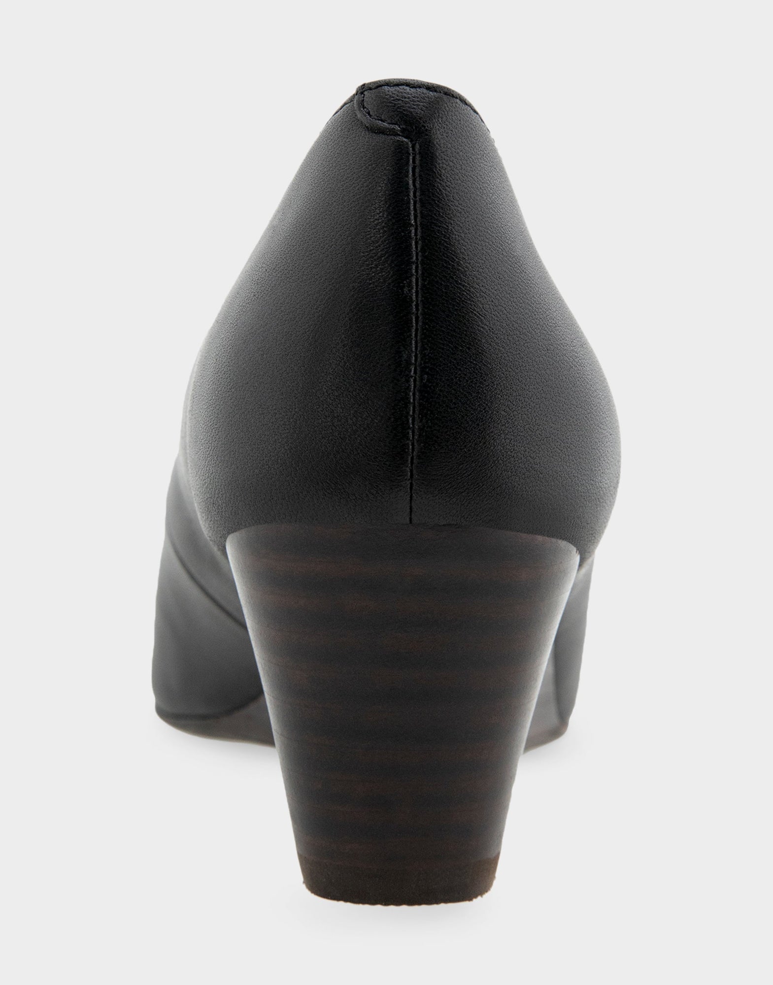 Caruzo Pump Heel | Black Leather