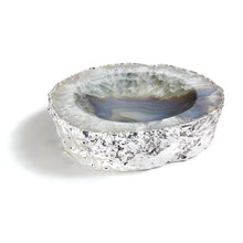 Cascita Bowl | Pure Silver-Plated | Natural Agate