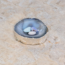Cascita Bowl | Pure Silver-Plated | Natural Agate