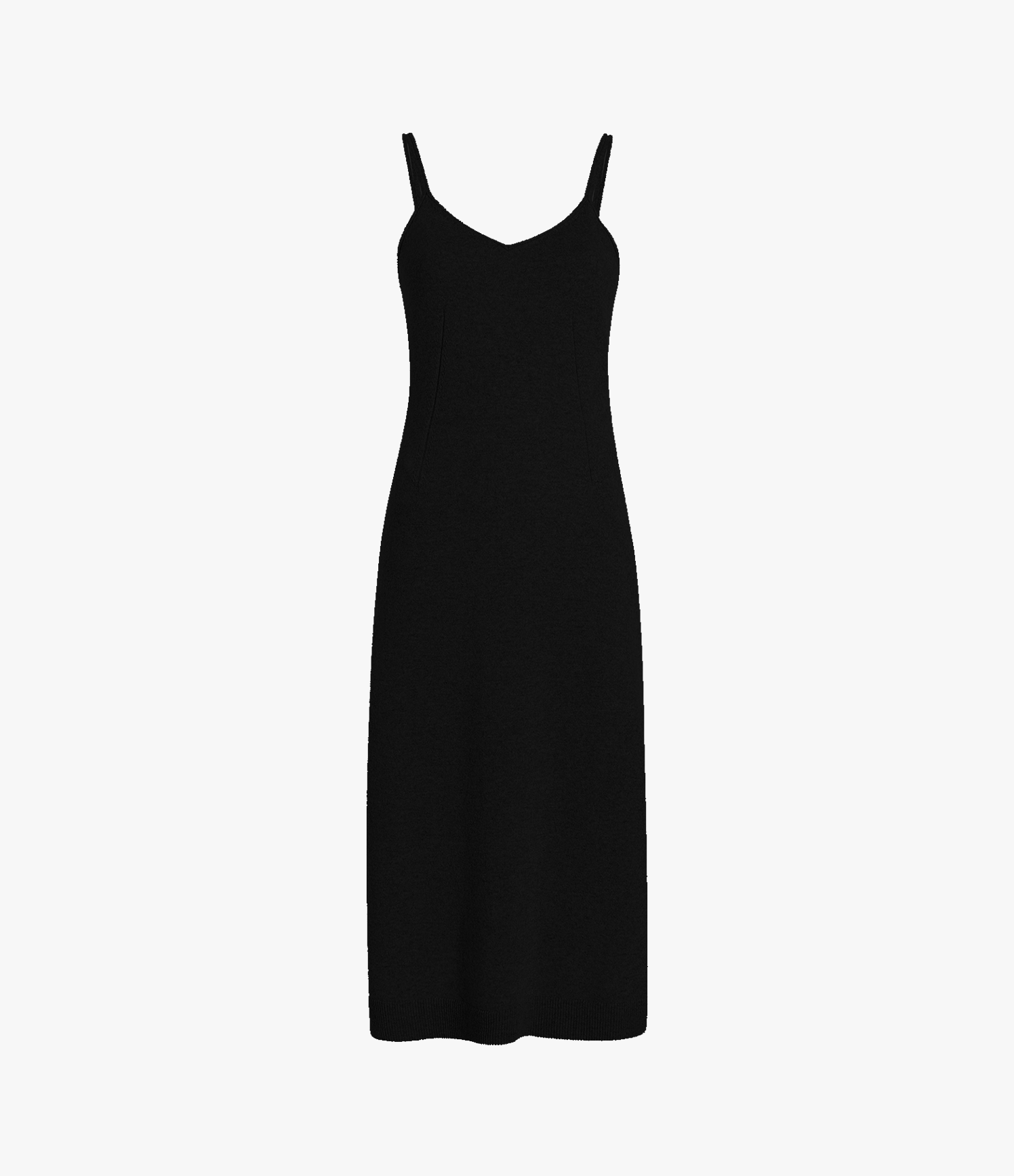 Women | Cashmere Slip Dress | Black