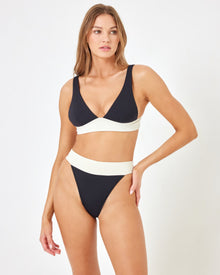 Lola Bikini Bottom | Black-Cream