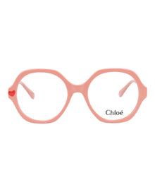 (Kids) Chloe Round Acetate Optical Frames | Pink