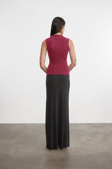 Cashmere Sleeveless Twist Top | Barolo