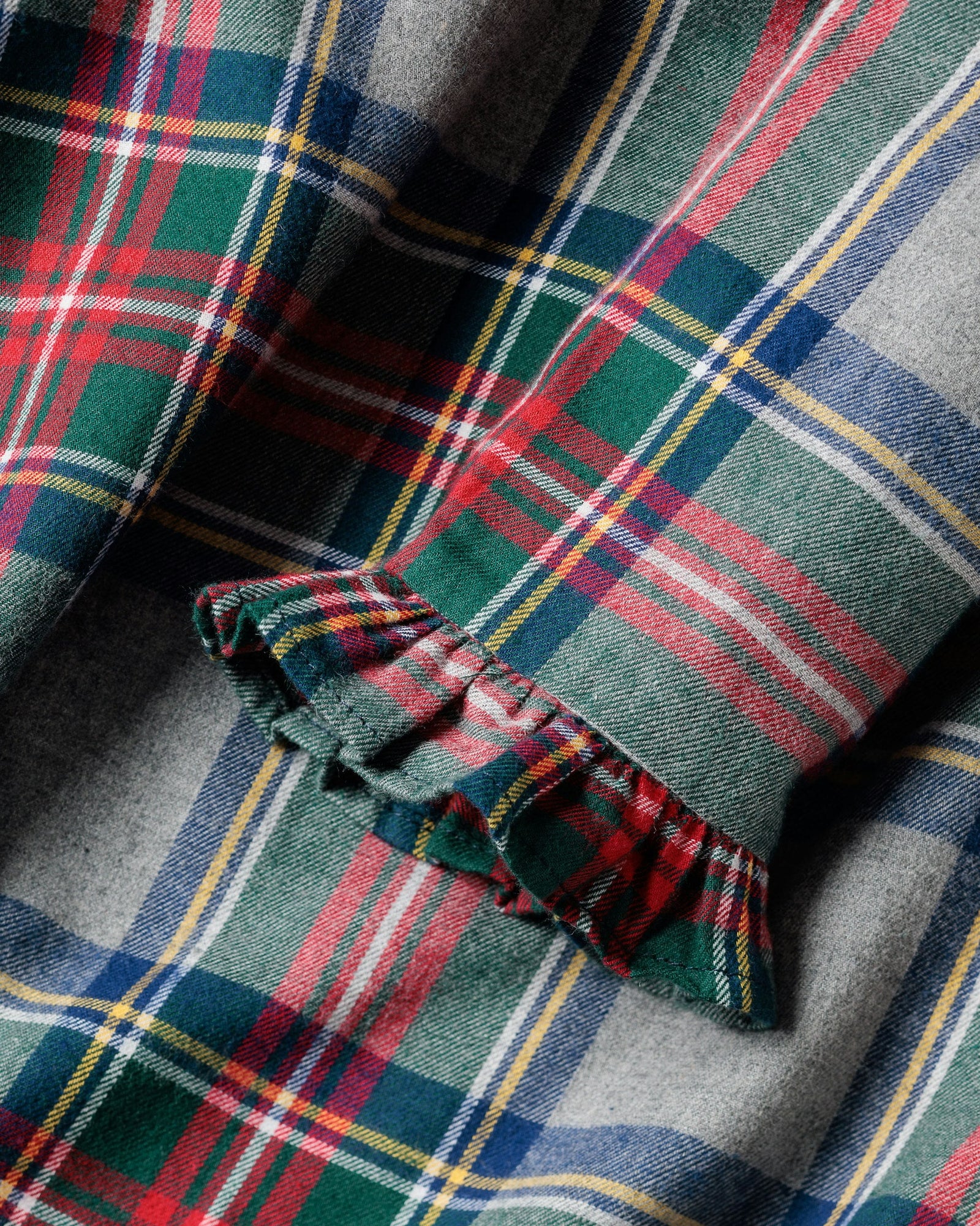 Girl's Brushed Cotton Scarlett Nightgown in Westminster Tartan in Westminster Tartan#Color_Westminster Tartan
