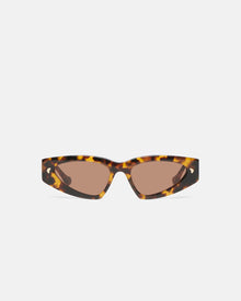 Unisex | Crista Bio-Plastic D-Frame Sunglasses | Dark Amber