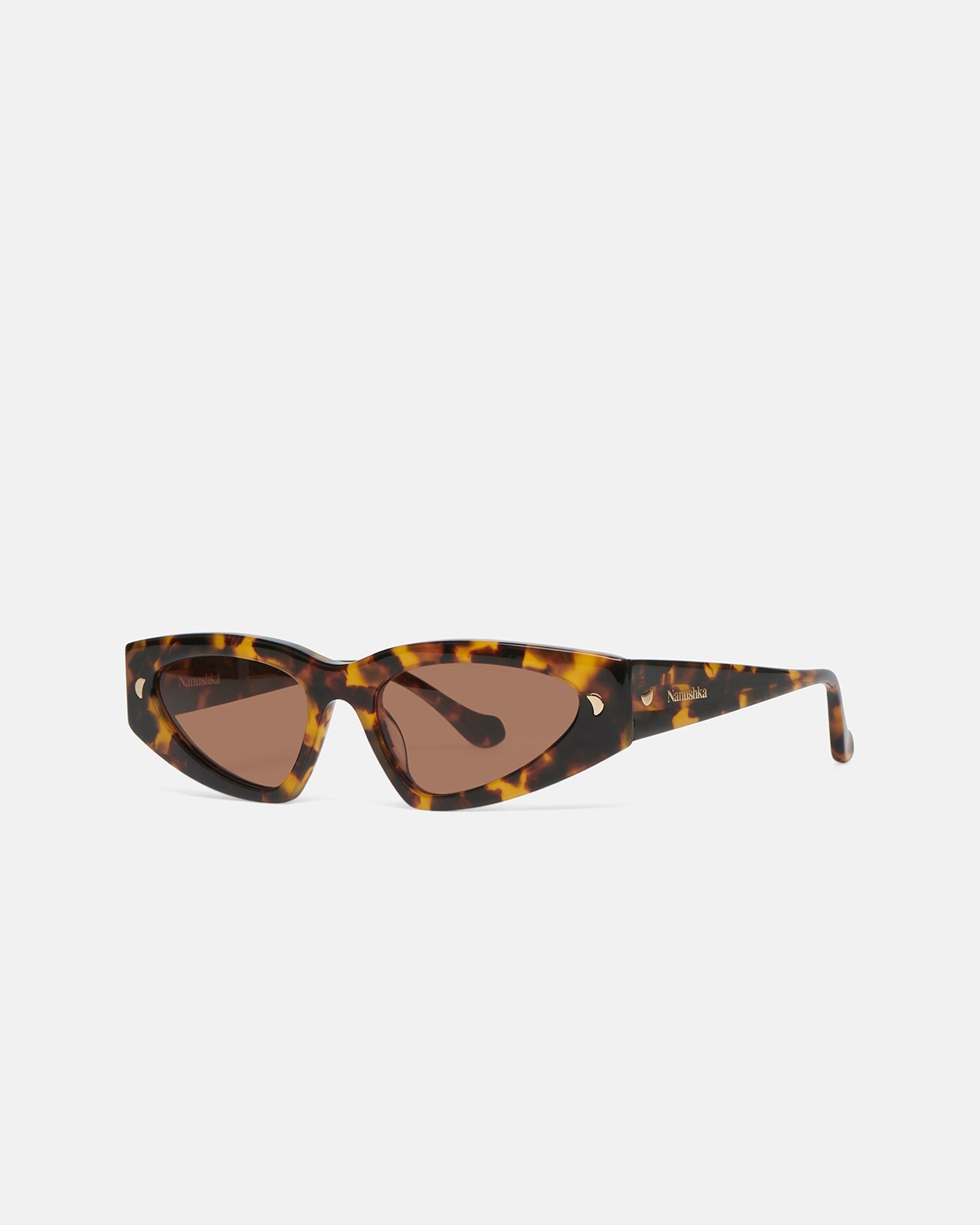 Unisex | Crista Bio-Plastic D-Frame Sunglasses | Dark Amber