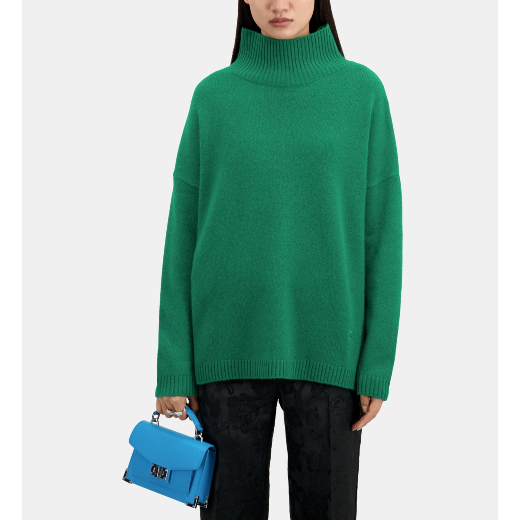 Cashmere-Blend Sweater | Women | Green