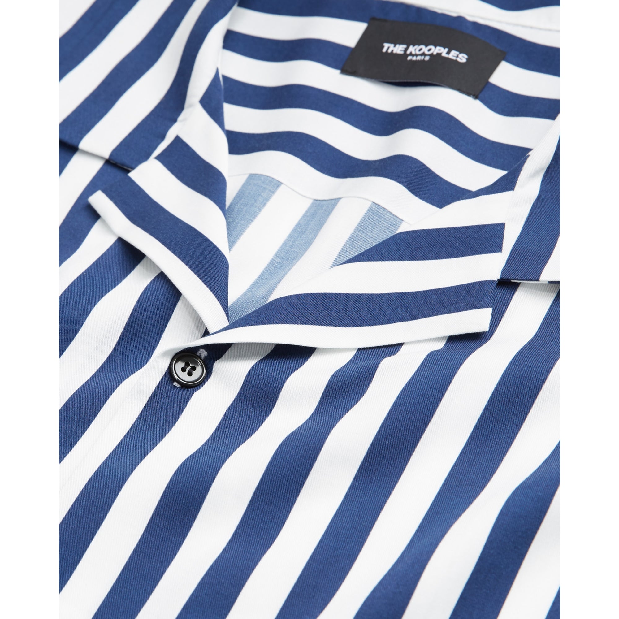 Casual Striped Shirt | Men | Navy x White