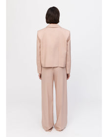 Ceecee | Cropped Blazer | Pale Rose