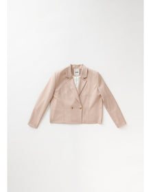 Ceecee | Cropped Blazer | Pale Rose