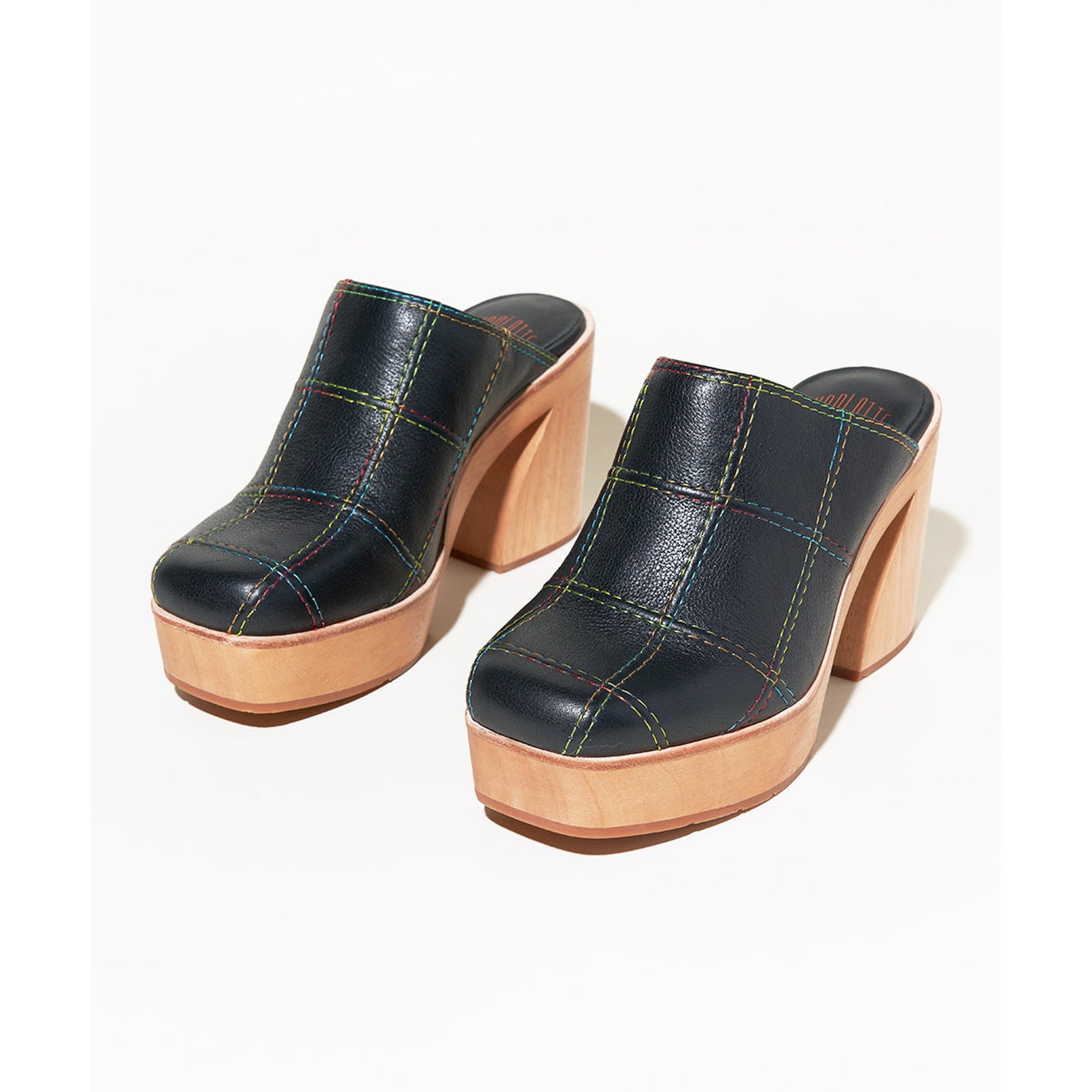 Celeste Platform Clog Mule | Black