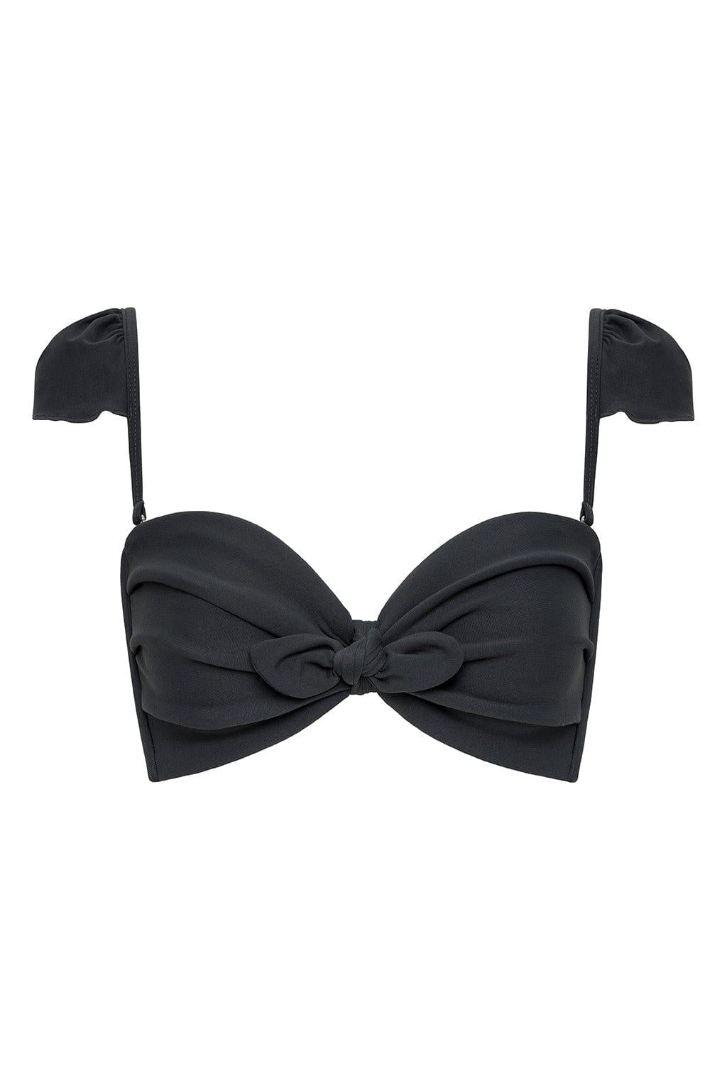 Cabana Bikini Top | Charcoal