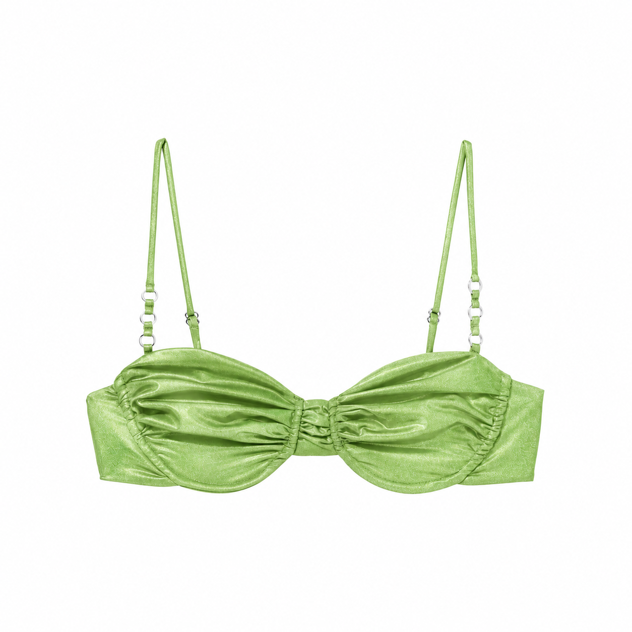 Raina Top | Green Gloss
