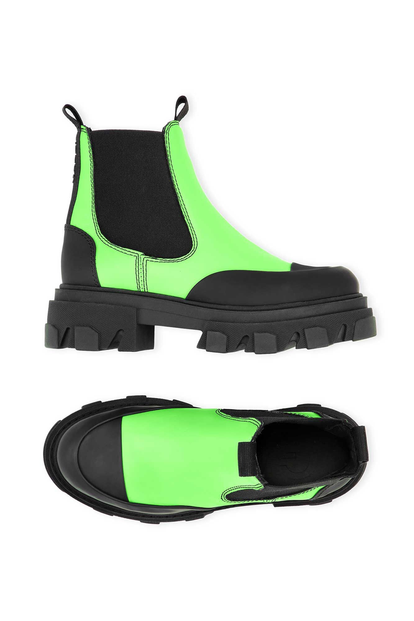 Chunky Chelsea Boot | Flash Green