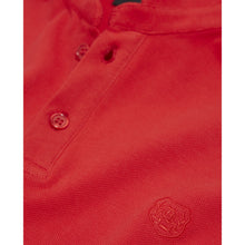 Classic Polo With Officer Collar | Men | Red