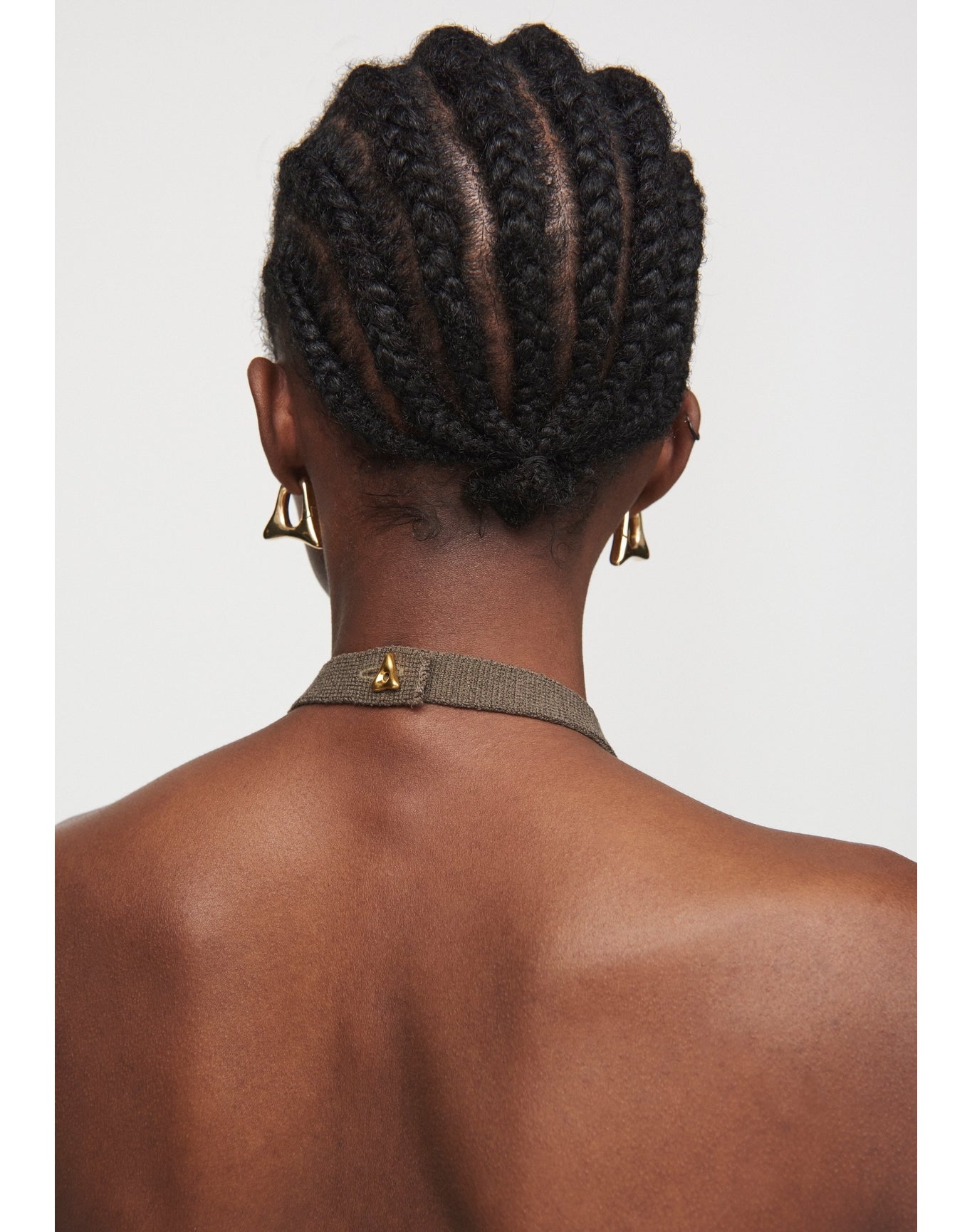 Clover | Backless Fringe Top | Bronze