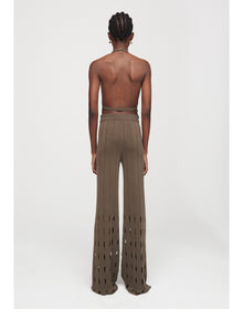Clover | Backless Fringe Top | Bronze